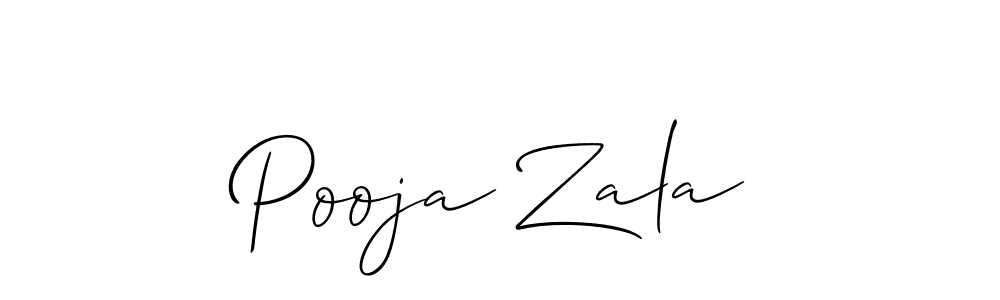 Make a short Pooja Zala signature style. Manage your documents anywhere anytime using Allison_Script. Create and add eSignatures, submit forms, share and send files easily. Pooja Zala signature style 2 images and pictures png