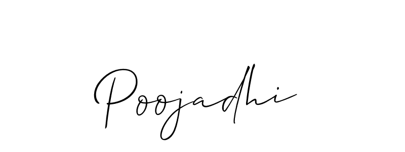 Here are the top 10 professional signature styles for the name Poojadhi. These are the best autograph styles you can use for your name. Poojadhi signature style 2 images and pictures png