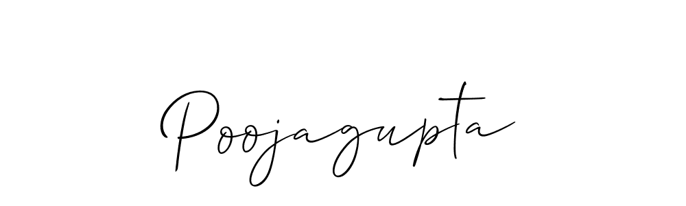 How to Draw Poojagupta signature style? Allison_Script is a latest design signature styles for name Poojagupta. Poojagupta signature style 2 images and pictures png