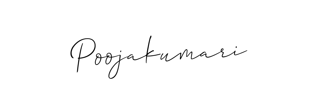 Create a beautiful signature design for name Poojakumari. With this signature (Allison_Script) fonts, you can make a handwritten signature for free. Poojakumari signature style 2 images and pictures png