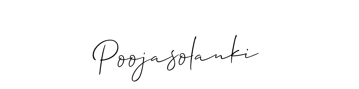 Best and Professional Signature Style for Poojasolanki. Allison_Script Best Signature Style Collection. Poojasolanki signature style 2 images and pictures png