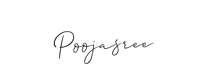 Once you've used our free online signature maker to create your best signature Allison_Script style, it's time to enjoy all of the benefits that Poojasree name signing documents. Poojasree signature style 2 images and pictures png