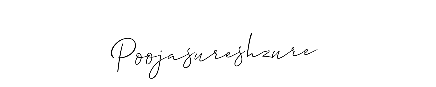 Poojasureshzure stylish signature style. Best Handwritten Sign (Allison_Script) for my name. Handwritten Signature Collection Ideas for my name Poojasureshzure. Poojasureshzure signature style 2 images and pictures png