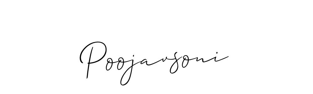 Once you've used our free online signature maker to create your best signature Allison_Script style, it's time to enjoy all of the benefits that Poojavsoni name signing documents. Poojavsoni signature style 2 images and pictures png