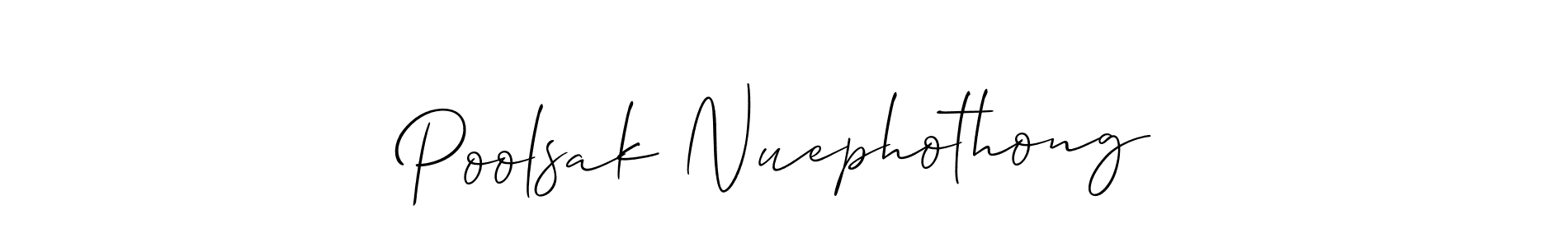 Make a beautiful signature design for name Poolsak Nuephothong. Use this online signature maker to create a handwritten signature for free. Poolsak Nuephothong signature style 2 images and pictures png