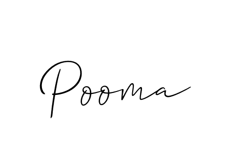 Best and Professional Signature Style for Pooma. Allison_Script Best Signature Style Collection. Pooma signature style 2 images and pictures png