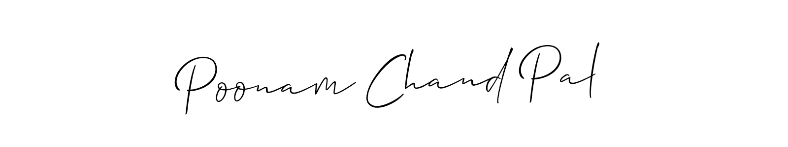 How to Draw Poonam Chand Pal signature style? Allison_Script is a latest design signature styles for name Poonam Chand Pal. Poonam Chand Pal signature style 2 images and pictures png