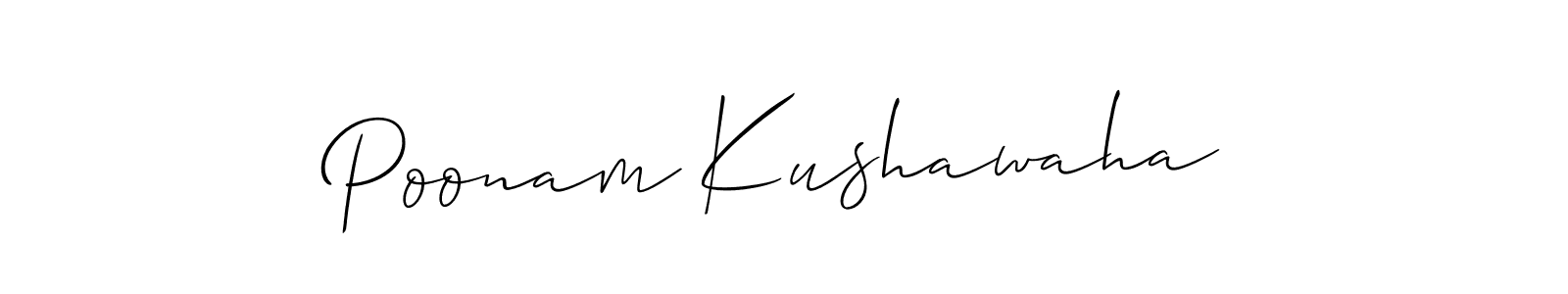 Once you've used our free online signature maker to create your best signature Allison_Script style, it's time to enjoy all of the benefits that Poonam Kushawaha name signing documents. Poonam Kushawaha signature style 2 images and pictures png