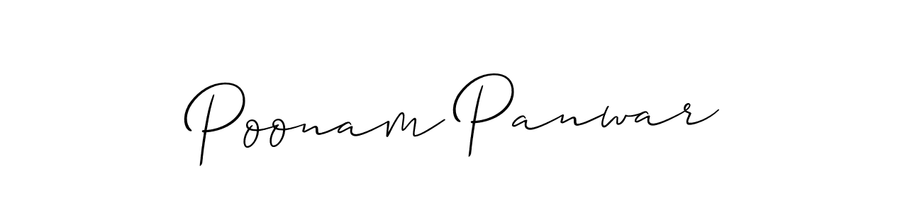 You should practise on your own different ways (Allison_Script) to write your name (Poonam Panwar) in signature. don't let someone else do it for you. Poonam Panwar signature style 2 images and pictures png