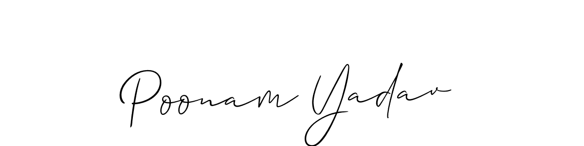 How to Draw Poonam Yadav signature style? Allison_Script is a latest design signature styles for name Poonam Yadav. Poonam Yadav signature style 2 images and pictures png