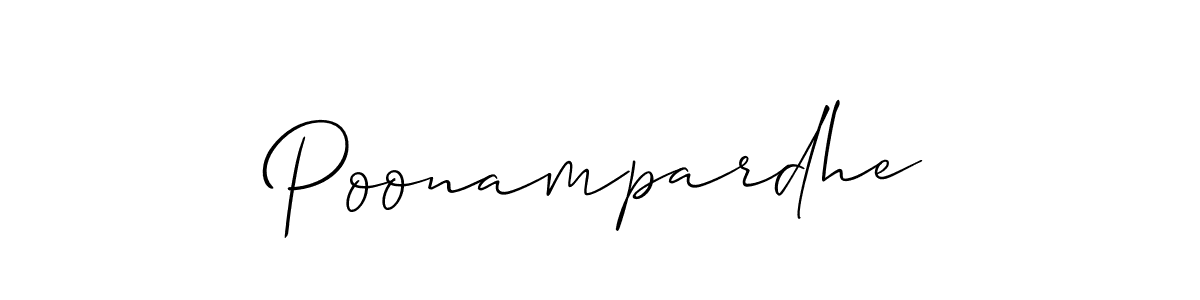 Make a beautiful signature design for name Poonampardhe. Use this online signature maker to create a handwritten signature for free. Poonampardhe signature style 2 images and pictures png