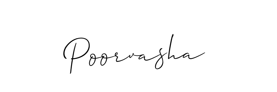 You can use this online signature creator to create a handwritten signature for the name Poorvasha. This is the best online autograph maker. Poorvasha signature style 2 images and pictures png