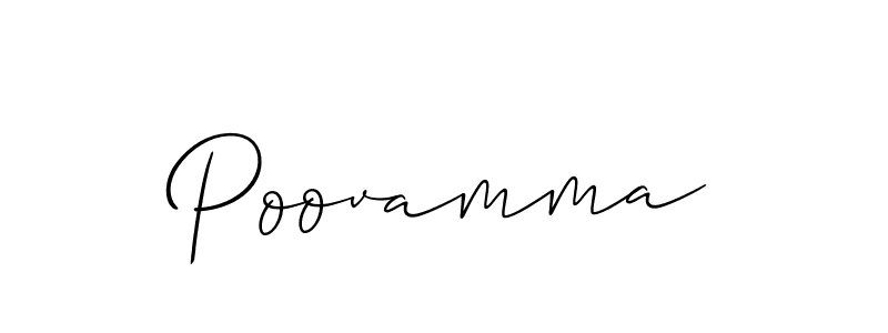 Once you've used our free online signature maker to create your best signature Allison_Script style, it's time to enjoy all of the benefits that Poovamma name signing documents. Poovamma signature style 2 images and pictures png