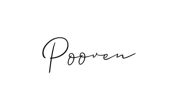 Make a beautiful signature design for name Pooven. Use this online signature maker to create a handwritten signature for free. Pooven signature style 2 images and pictures png