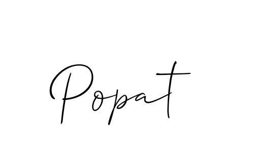 Make a beautiful signature design for name Popat. Use this online signature maker to create a handwritten signature for free. Popat signature style 2 images and pictures png