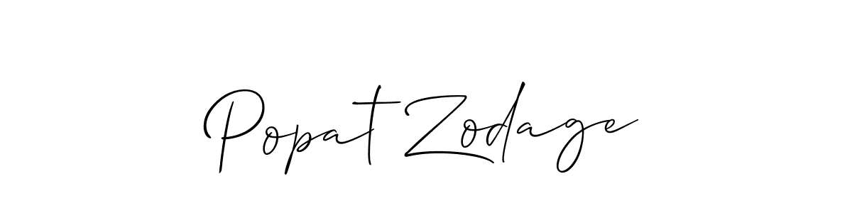 Once you've used our free online signature maker to create your best signature Allison_Script style, it's time to enjoy all of the benefits that Popat Zodage name signing documents. Popat Zodage signature style 2 images and pictures png