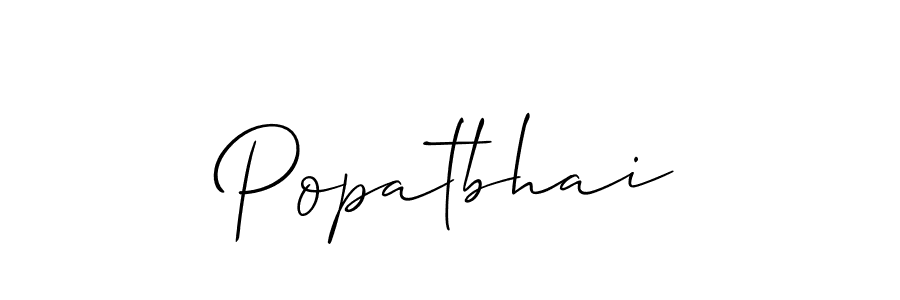 Make a short Popatbhai signature style. Manage your documents anywhere anytime using Allison_Script. Create and add eSignatures, submit forms, share and send files easily. Popatbhai signature style 2 images and pictures png