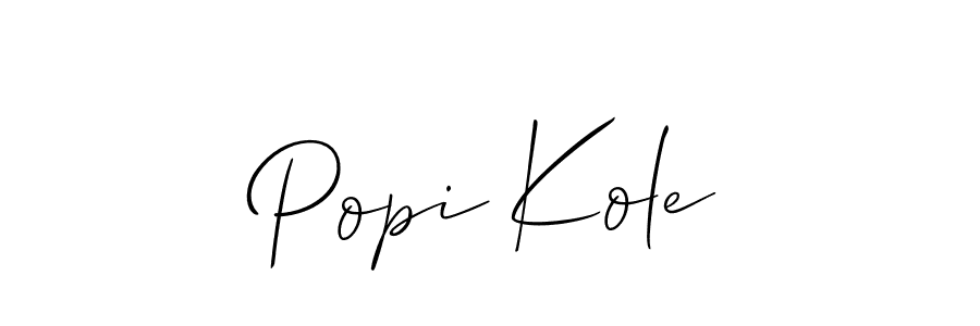 See photos of Popi Kole official signature by Spectra . Check more albums & portfolios. Read reviews & check more about Allison_Script font. Popi Kole signature style 2 images and pictures png