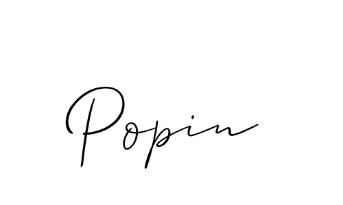 How to make Popin name signature. Use Allison_Script style for creating short signs online. This is the latest handwritten sign. Popin signature style 2 images and pictures png