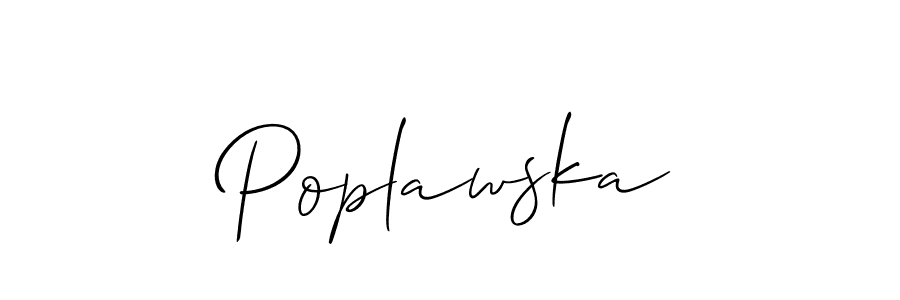 Also You can easily find your signature by using the search form. We will create Poplawska name handwritten signature images for you free of cost using Allison_Script sign style. Poplawska signature style 2 images and pictures png