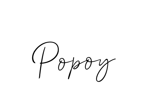 Create a beautiful signature design for name Popoy. With this signature (Allison_Script) fonts, you can make a handwritten signature for free. Popoy signature style 2 images and pictures png