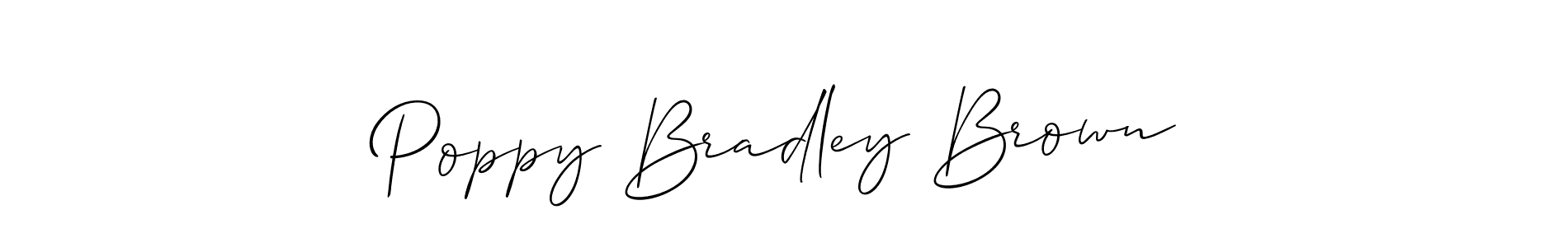 You can use this online signature creator to create a handwritten signature for the name Poppy Bradley Brown. This is the best online autograph maker. Poppy Bradley Brown signature style 2 images and pictures png