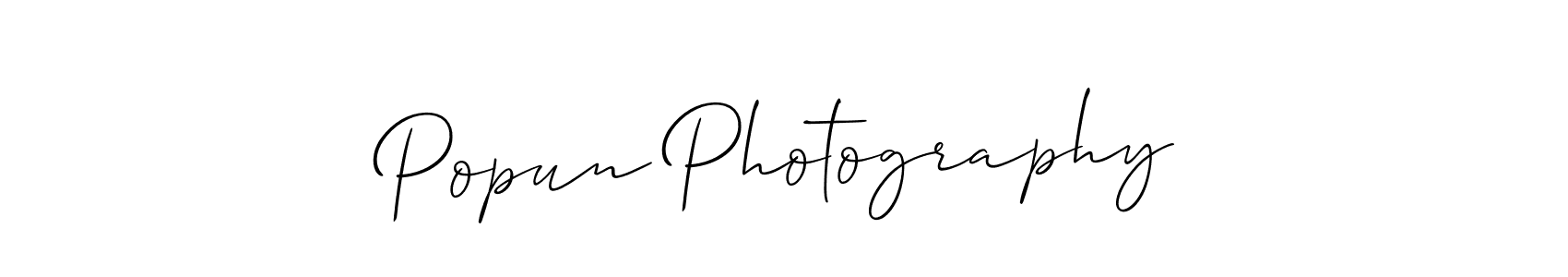 Check out images of Autograph of Popun Photography name. Actor Popun Photography Signature Style. Allison_Script is a professional sign style online. Popun Photography signature style 2 images and pictures png