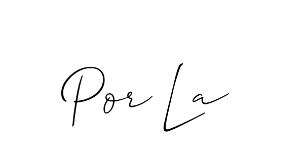 Make a beautiful signature design for name Por La. Use this online signature maker to create a handwritten signature for free. Por La signature style 2 images and pictures png