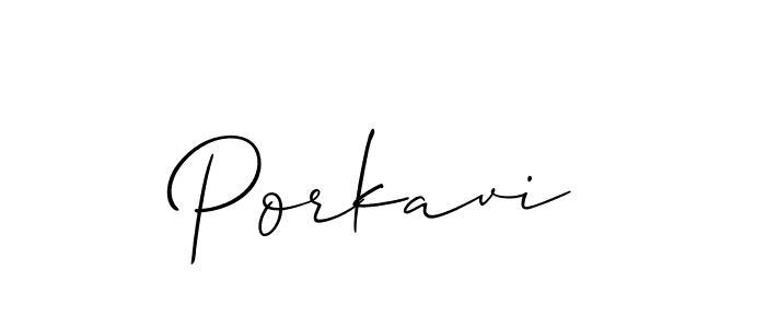 Make a short Porkavi signature style. Manage your documents anywhere anytime using Allison_Script. Create and add eSignatures, submit forms, share and send files easily. Porkavi signature style 2 images and pictures png