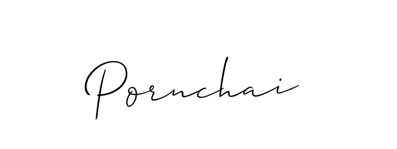 You can use this online signature creator to create a handwritten signature for the name Pornchai. This is the best online autograph maker. Pornchai signature style 2 images and pictures png