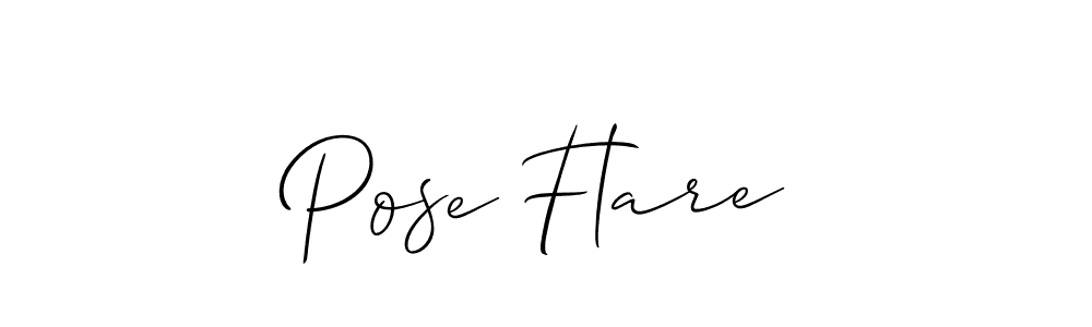 Once you've used our free online signature maker to create your best signature Allison_Script style, it's time to enjoy all of the benefits that Pose Flare name signing documents. Pose Flare signature style 2 images and pictures png