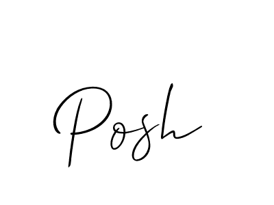 Similarly Allison_Script is the best handwritten signature design. Signature creator online .You can use it as an online autograph creator for name Posh. Posh signature style 2 images and pictures png