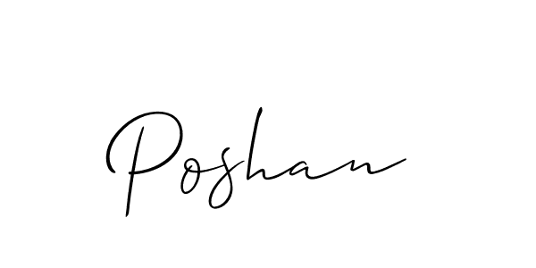 Once you've used our free online signature maker to create your best signature Allison_Script style, it's time to enjoy all of the benefits that Poshan name signing documents. Poshan signature style 2 images and pictures png