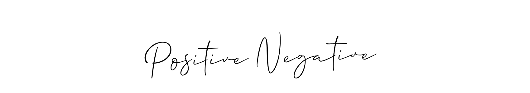 This is the best signature style for the Positive Negative name. Also you like these signature font (Allison_Script). Mix name signature. Positive Negative signature style 2 images and pictures png