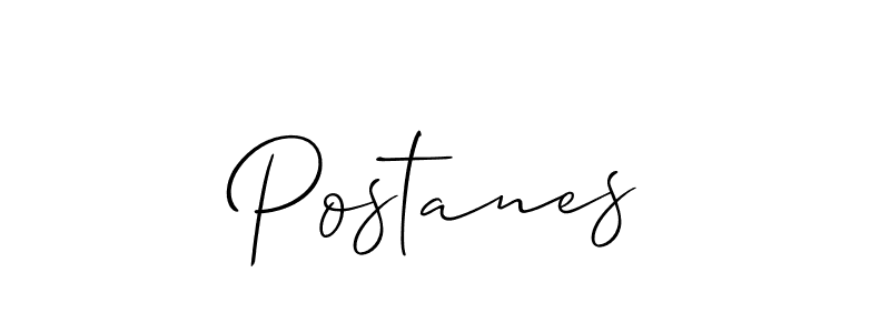 Also You can easily find your signature by using the search form. We will create Postanes name handwritten signature images for you free of cost using Allison_Script sign style. Postanes signature style 2 images and pictures png