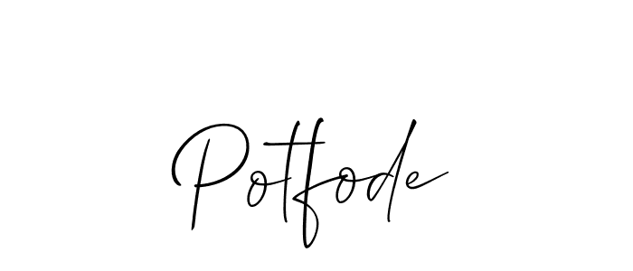 You should practise on your own different ways (Allison_Script) to write your name (Potfode) in signature. don't let someone else do it for you. Potfode signature style 2 images and pictures png