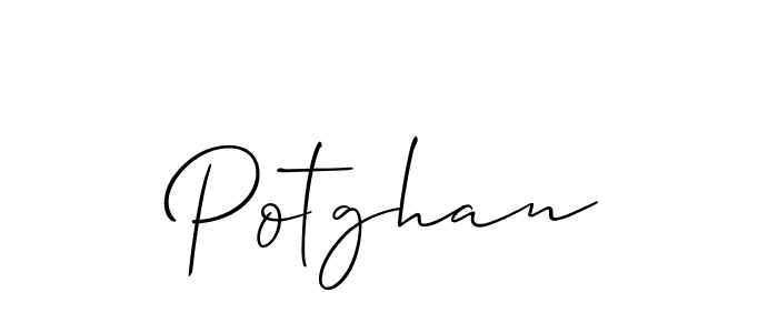 Also You can easily find your signature by using the search form. We will create Potghan name handwritten signature images for you free of cost using Allison_Script sign style. Potghan signature style 2 images and pictures png
