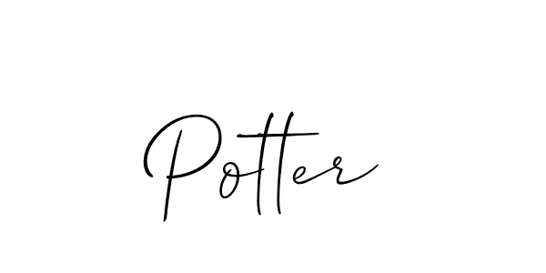 Similarly Allison_Script is the best handwritten signature design. Signature creator online .You can use it as an online autograph creator for name Potter. Potter signature style 2 images and pictures png