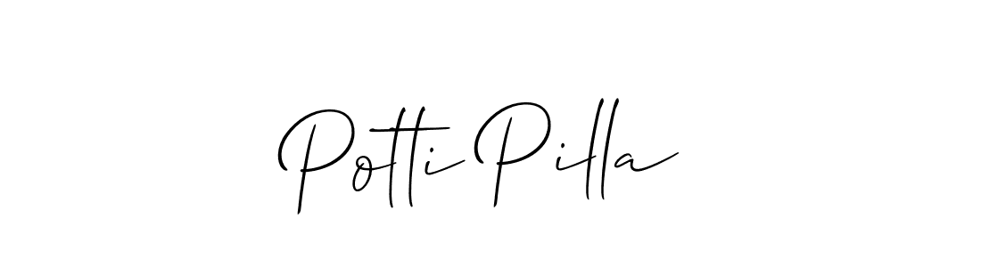 Here are the top 10 professional signature styles for the name Potti Pilla. These are the best autograph styles you can use for your name. Potti Pilla signature style 2 images and pictures png