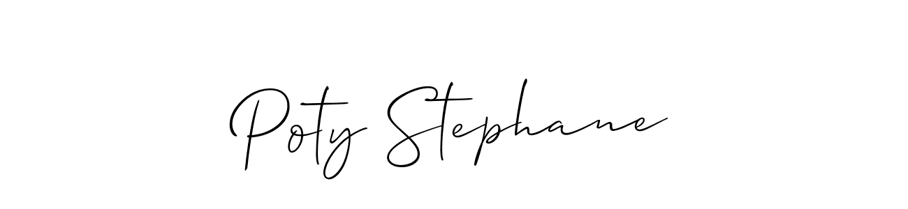 Once you've used our free online signature maker to create your best signature Allison_Script style, it's time to enjoy all of the benefits that Poty Stephane name signing documents. Poty Stephane signature style 2 images and pictures png