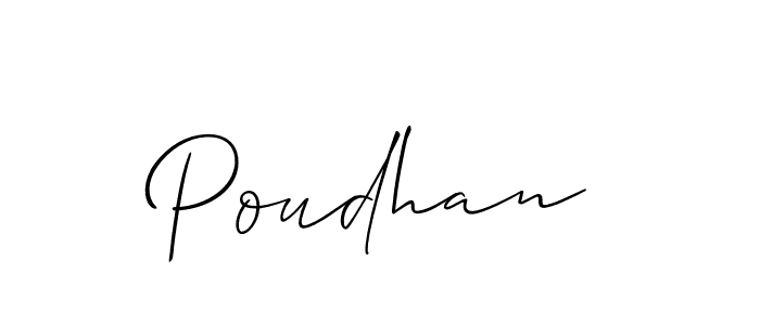 Also You can easily find your signature by using the search form. We will create Poudhan name handwritten signature images for you free of cost using Allison_Script sign style. Poudhan signature style 2 images and pictures png