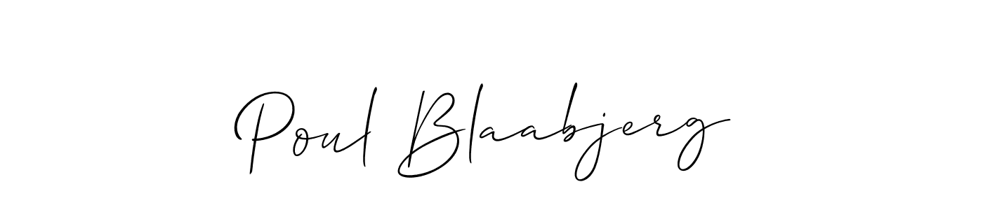 Once you've used our free online signature maker to create your best signature Allison_Script style, it's time to enjoy all of the benefits that Poul Blaabjerg name signing documents. Poul Blaabjerg signature style 2 images and pictures png