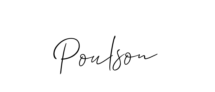 You can use this online signature creator to create a handwritten signature for the name Poulson. This is the best online autograph maker. Poulson signature style 2 images and pictures png