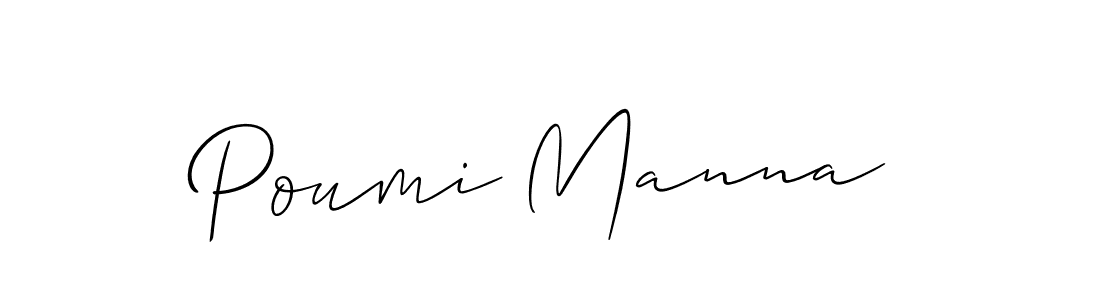 Also You can easily find your signature by using the search form. We will create Poumi Manna name handwritten signature images for you free of cost using Allison_Script sign style. Poumi Manna signature style 2 images and pictures png