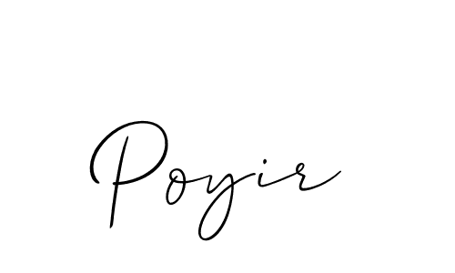 Best and Professional Signature Style for Poyir. Allison_Script Best Signature Style Collection. Poyir signature style 2 images and pictures png