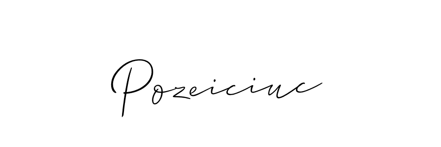 Also we have Pozeiciuc name is the best signature style. Create professional handwritten signature collection using Allison_Script autograph style. Pozeiciuc signature style 2 images and pictures png