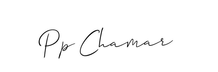 Once you've used our free online signature maker to create your best signature Allison_Script style, it's time to enjoy all of the benefits that Pp Chamar name signing documents. Pp Chamar signature style 2 images and pictures png