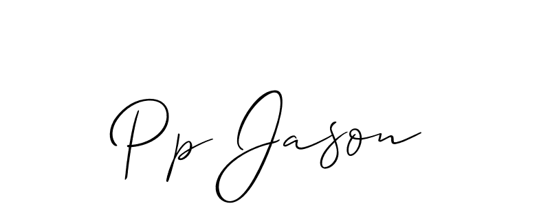 Make a beautiful signature design for name Pp Jason. Use this online signature maker to create a handwritten signature for free. Pp Jason signature style 2 images and pictures png