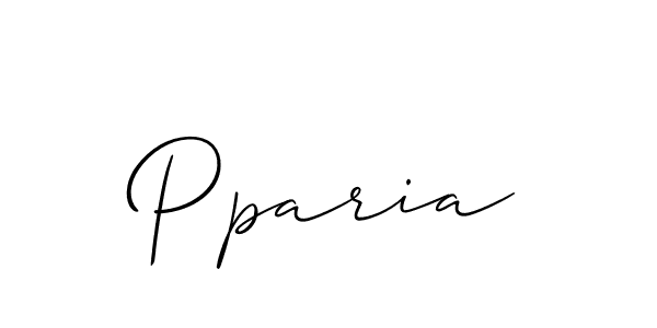 Once you've used our free online signature maker to create your best signature Allison_Script style, it's time to enjoy all of the benefits that Pparia name signing documents. Pparia signature style 2 images and pictures png