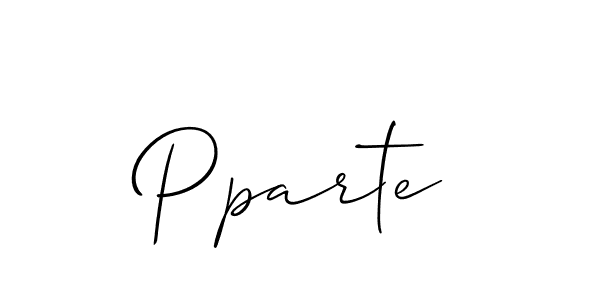 It looks lik you need a new signature style for name Pparte. Design unique handwritten (Allison_Script) signature with our free signature maker in just a few clicks. Pparte signature style 2 images and pictures png